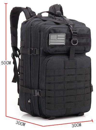 Mochila táctica militar 45 L – resistente e impermeable de tejido Oxford