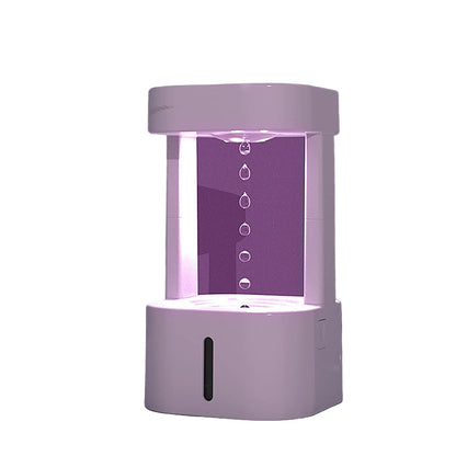 Humidificador antigravedad con efecto cascada – Tanque de 580 ml y luz ambiental