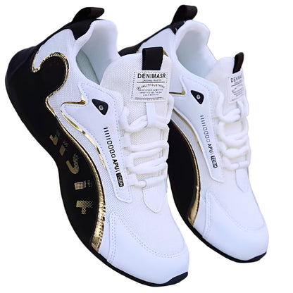 Zapatillas deportivas Colorblock para hombre – Transpirables y ligeras con suela antideslizante