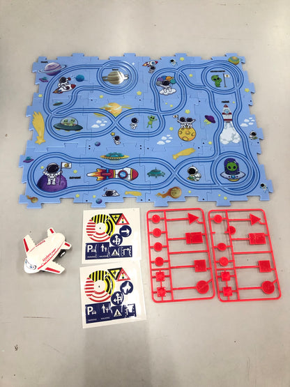 Pista Eléctrica de Puzzle para Niños – Coche Automático DIY Creativo