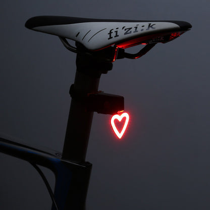 Luz trasera USB para bicicleta – LED recargable y resistente al agua