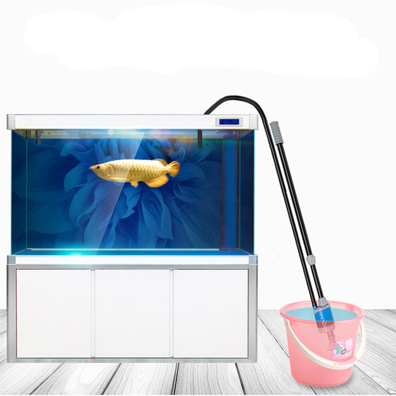 Cambiador de agua eléctrico multifuncional para acuarios – Succión potente y limpieza profunda