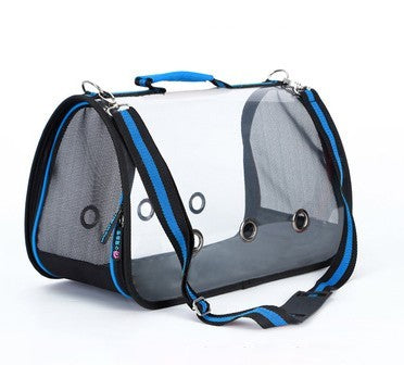 Bolsa de transporte transparente para mascotas – Diseño rígido y ventilado