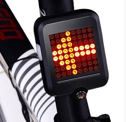 Luz trasera inteligente para bicicleta – Señales automáticas de giro, freno y recarga USB