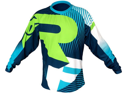 Jersey de ciclismo de montaña de manga larga – Transpirable y resistente al viento para hombre