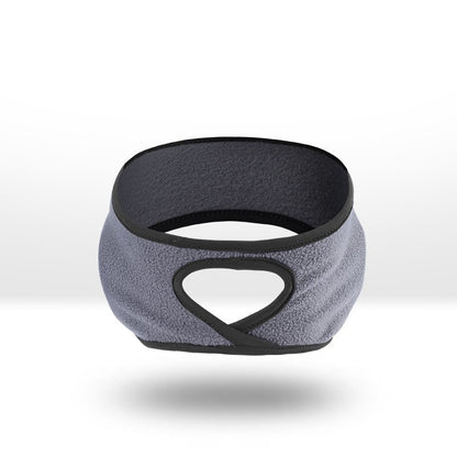 Cinta deportiva térmica unisex – Banda elástica con forro polar para running, fitness y yoga