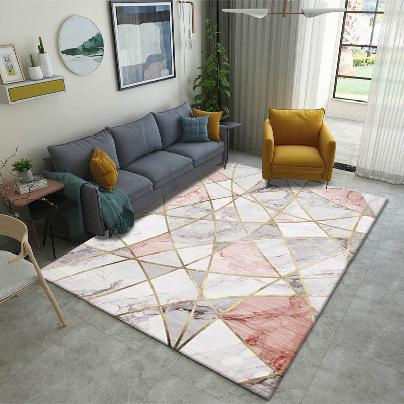 Alfombra moderna de lujo ligero — Diseño abstracto con degradado elegante