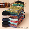 Calcetines retro de invierno para hombre – Pack de 5 o 10 pares estilo vintage
