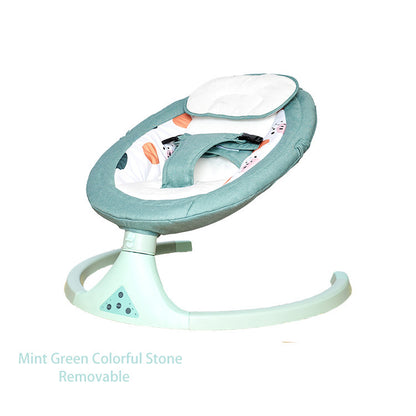 Cuna Mecedora Eléctrica Ajustable para Bebés – Con Bluetooth, Música y Control Remoto