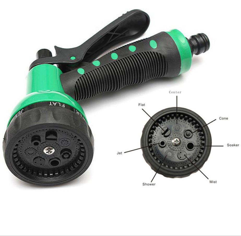 Manguera telescópica de jardín con pistola rociadora – Potencia y comodidad para riego y limpieza