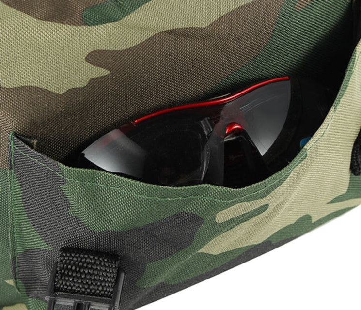 Silla mochila plegable de camuflaje – diseño portátil para camping y pesca