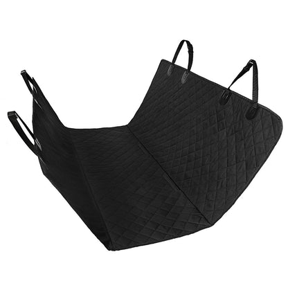 Funda de asiento de coche para perros con ventana de malla – hamaca impermeable y antideslizante