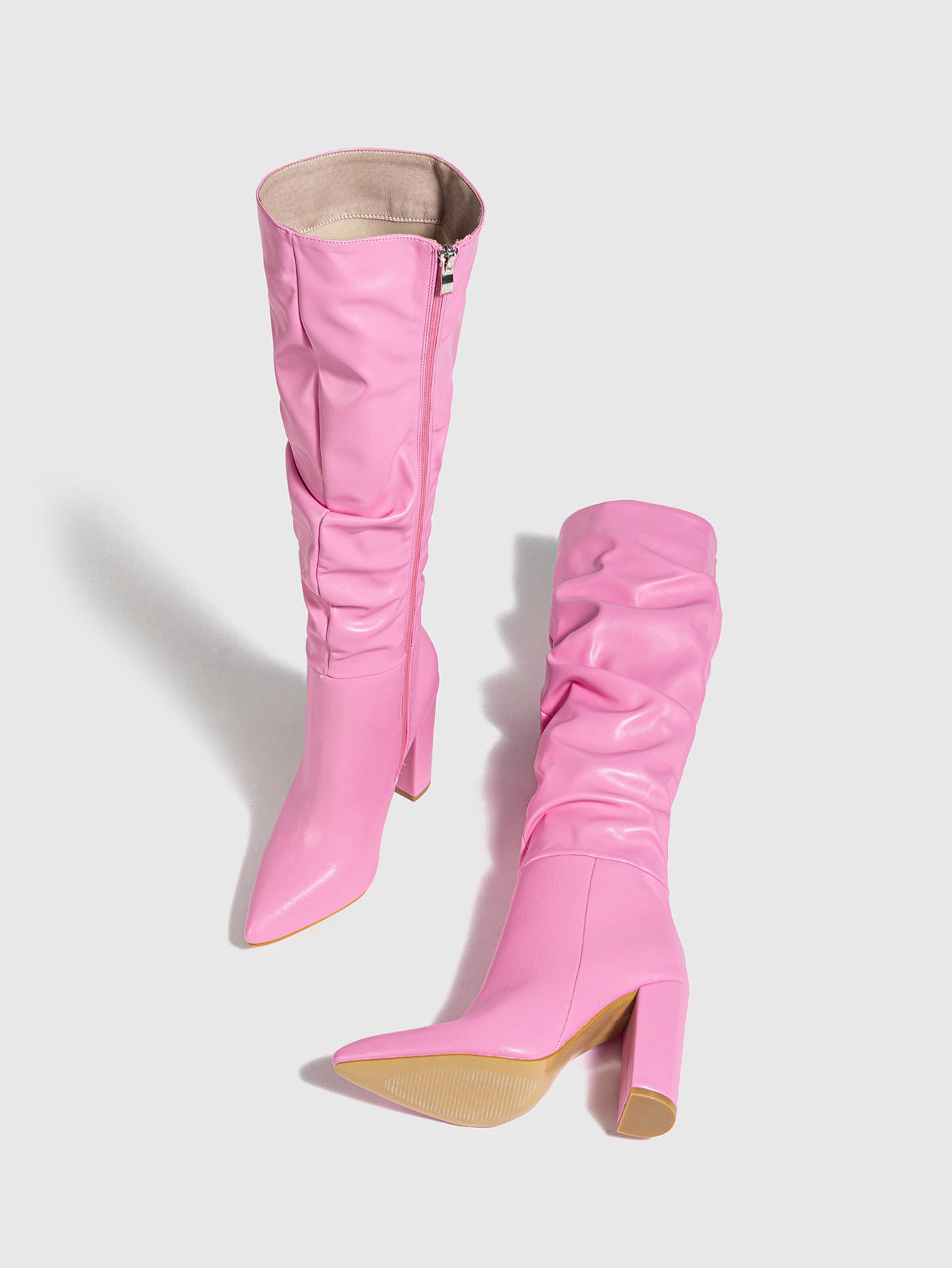 Botas de Tacón Alto con Punta Fina – Elegantes y Cálidas para Mujer