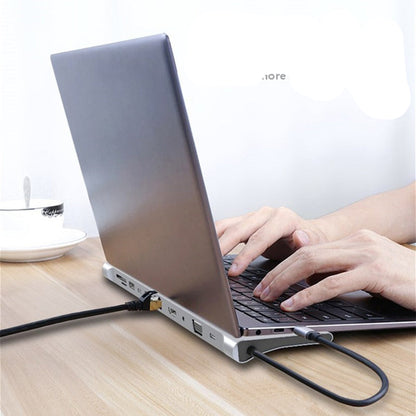 Hub Docking Station USB-C 11 en 1 – Expansión Multifuncional para Portátiles y MacBook
