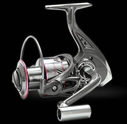 Carrete de pesca metálico tipo spinning – modelos 1000 a 7000 con cuerpo completo de aleación