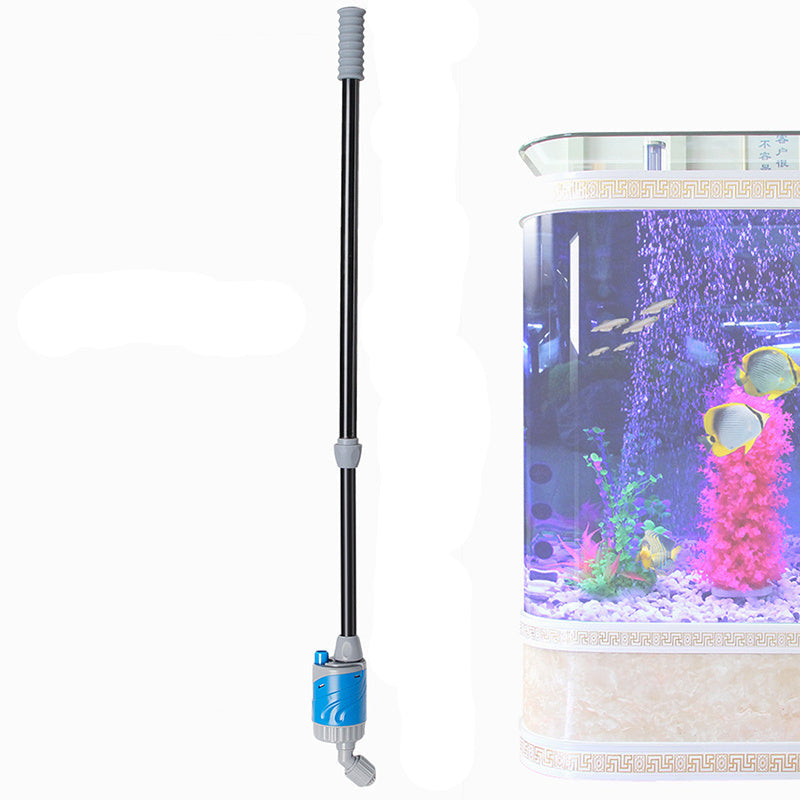 Cambiador de agua eléctrico multifuncional para acuarios – Succión potente y limpieza profunda