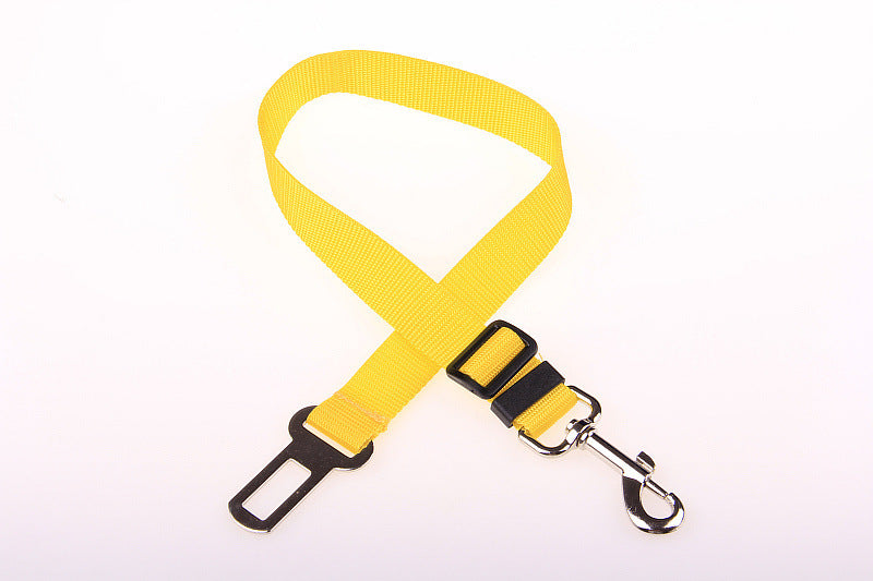 Cinturón de seguridad ajustable para perros – Material PP resistente y multicolor