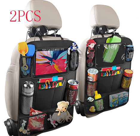 Organizador para Respaldo de Asiento de Coche – Bolsa de Almacenamiento con Múltiples Compartimentos