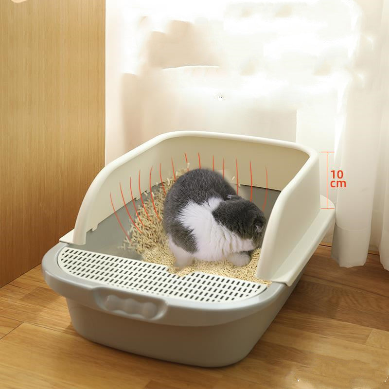 Bandeja sanitaria semicerrada para gatos – Higiénica, cómoda y apta hasta 18 kg