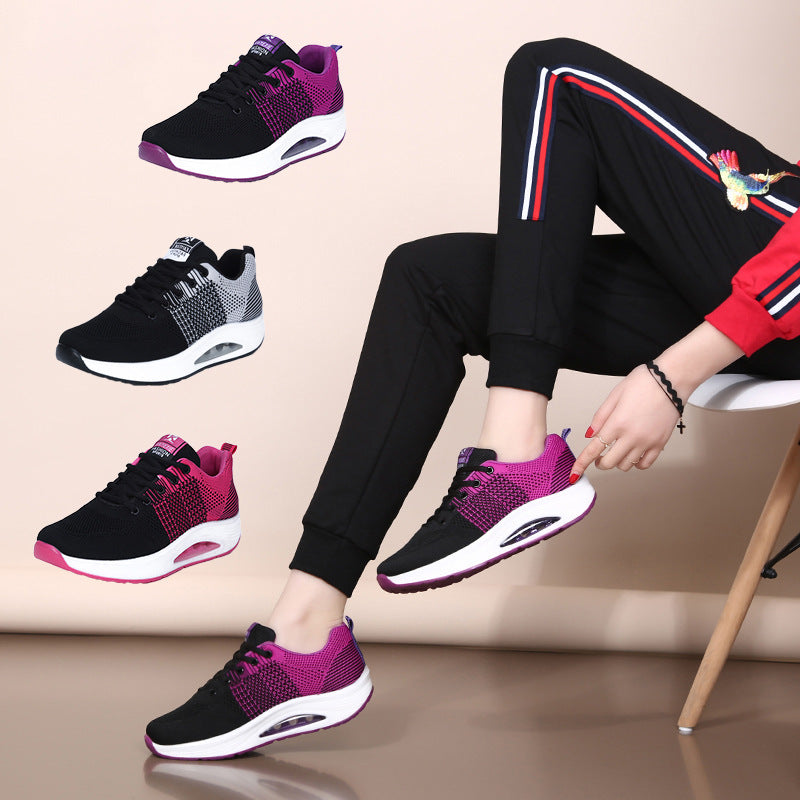 Zapatillas de Baile Transpirables para Mujer con Suela de Aire y Malla Ligera