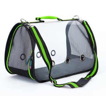 Bolsa de transporte transparente para mascotas – Diseño rígido y ventilado