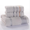Set de toallas de algodón 3 piezas – suaves, absorbentes y elegantes