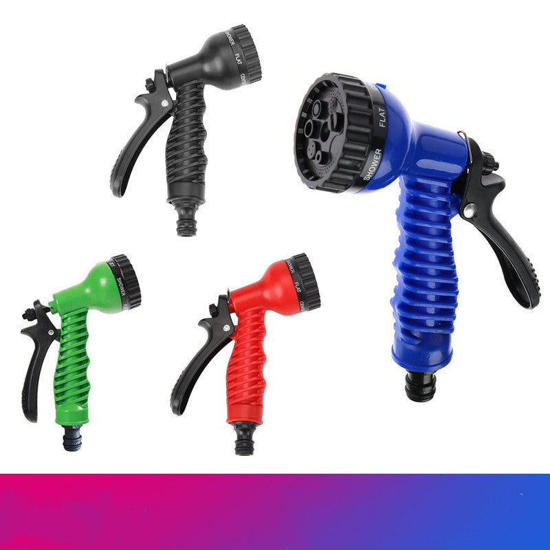 Manguera telescópica de jardín con pistola rociadora – Potencia y comodidad para riego y limpieza