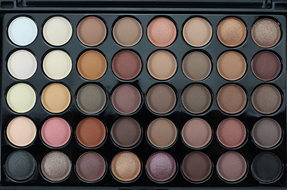 Paleta de Sombras de Ojos 40 Colores Waterproof y de Larga Duración