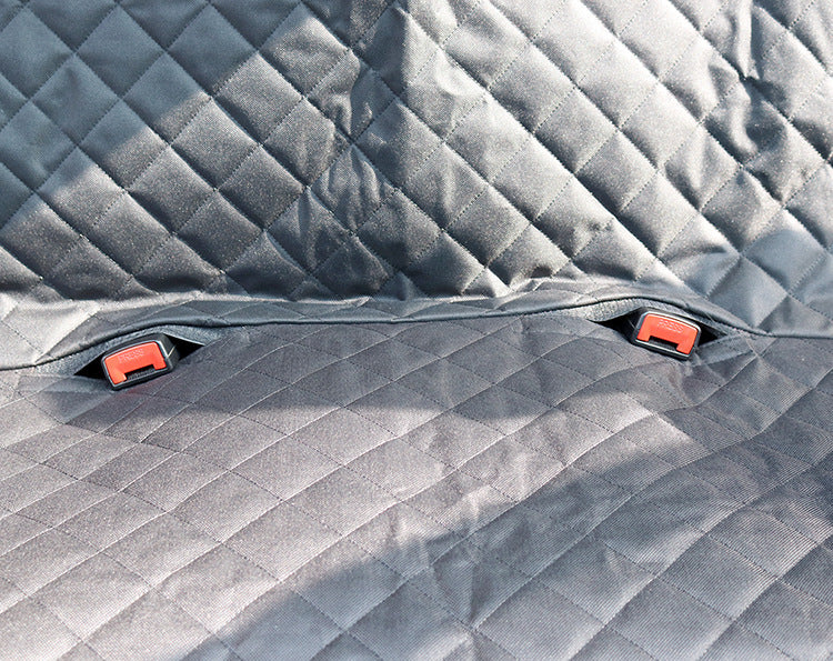 Funda de asiento de coche para perros con ventana de malla – hamaca impermeable y antideslizante