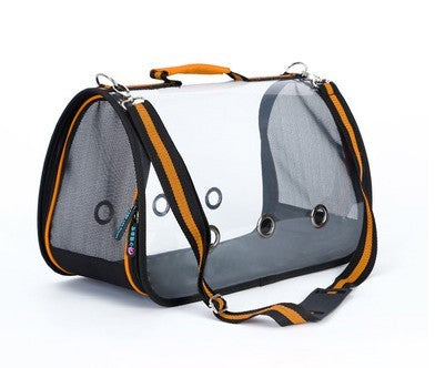 Bolsa de transporte transparente para mascotas – Diseño rígido y ventilado
