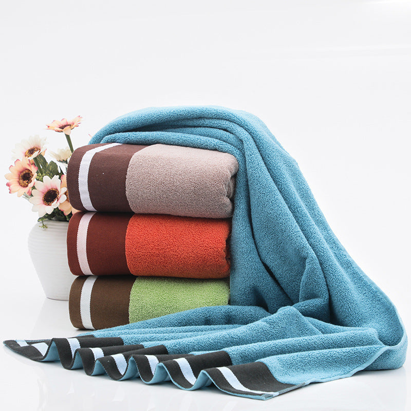 Toalla de baño 100 % algodón — Suave, absorbente y de alta calidad