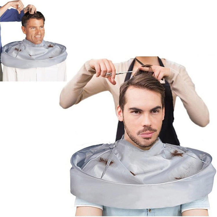 Capa plateada ligera para corte y tinte de cabello – Uso profesional y doméstico