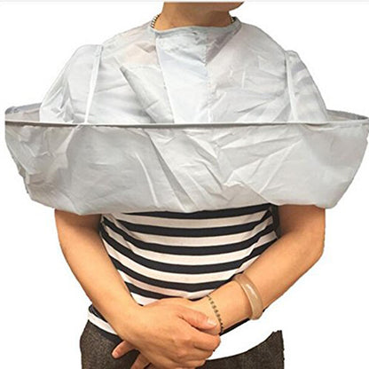 Capa plateada ligera para corte y tinte de cabello – Uso profesional y doméstico