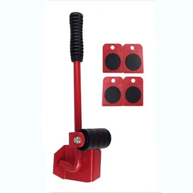 Herramienta profesional para mover muebles – Kit de transporte con palanca y ruedas