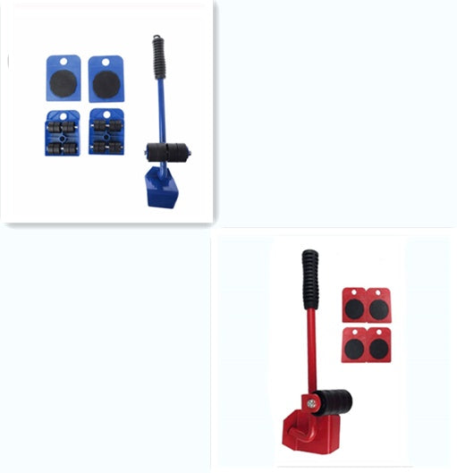 Herramienta profesional para mover muebles – Kit de transporte con palanca y ruedas