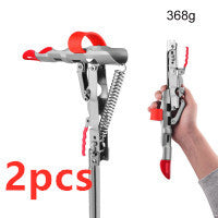 Soporte automático para caña de pescar de acero inoxidable – con resorte y sensibilidad ajustable