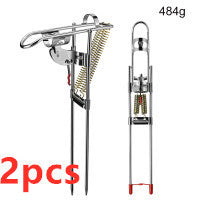 Soporte automático para caña de pescar de acero inoxidable – con resorte y sensibilidad ajustable
