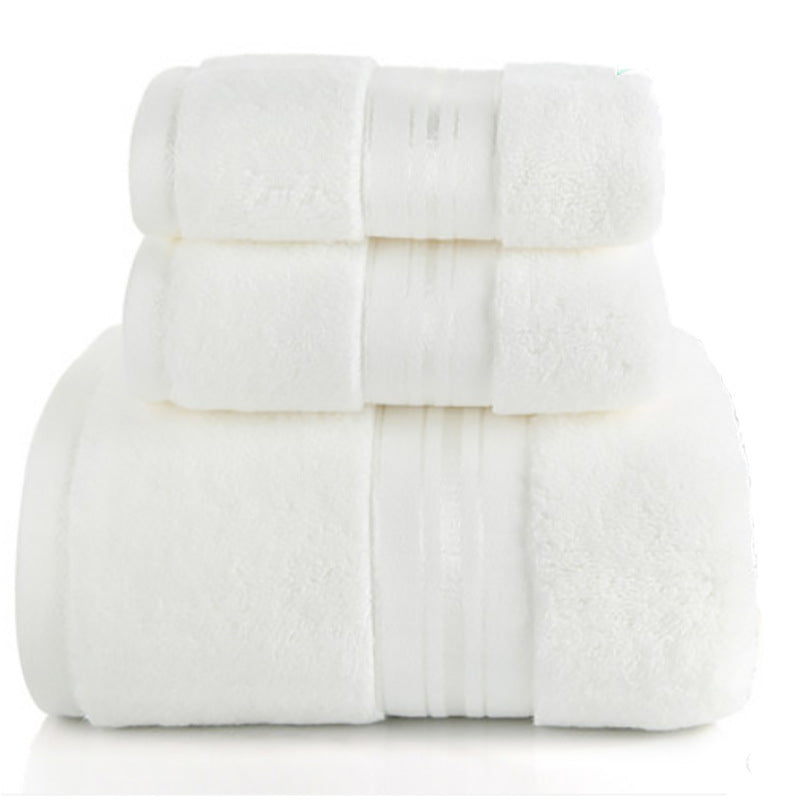 Juego de toallas de algodón — Suaves, absorbentes y elegantes