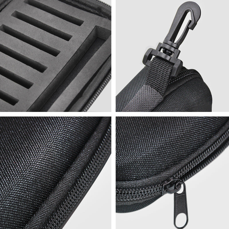 Kit de pesca completo con anzuelos y señuelos giratorios – bolsa portátil EVA/Oxford