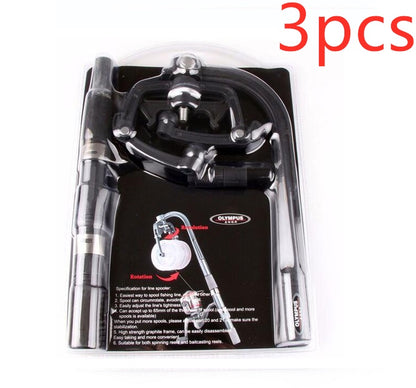 Enrollador de hilo de pesca profesional – dispositivo manual con base de ventosa