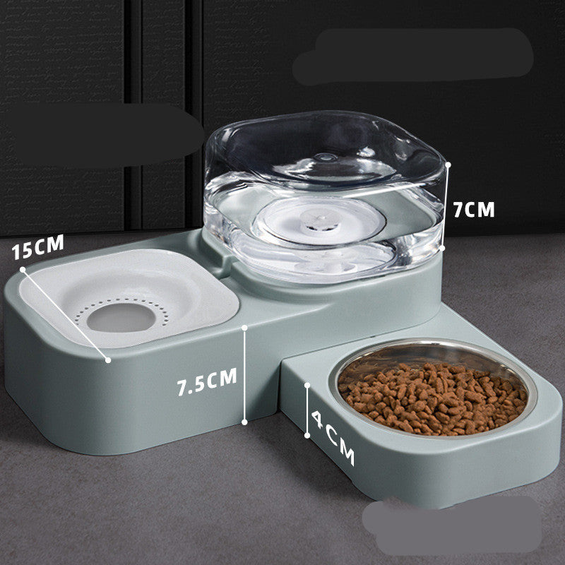 Dispensador automático de agua y comida para mascotas – Portátil y sin enchufe