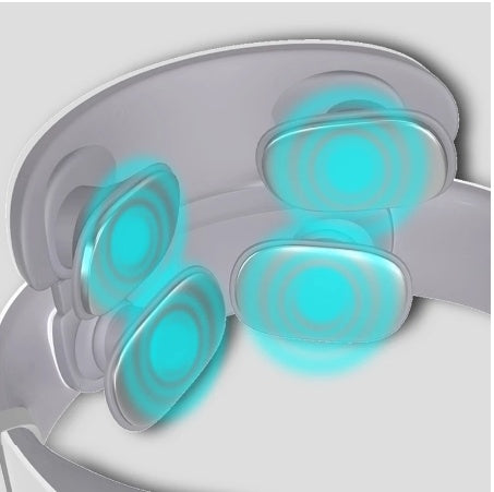Masajeador cervical inalámbrico 4D – Alivio del dolor muscular y relajación con calor terapéutico