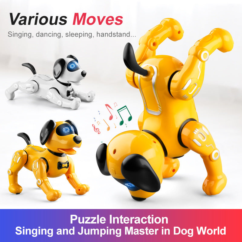 Perro Robot Inteligente con Control Remoto – Mascota Electrónica Interactiva