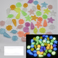 Piedras luminosas decorativas para acuarios y jardín – fluorita artificial fluorescente