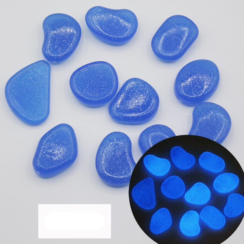 Piedras luminosas decorativas para acuarios y jardín – fluorita artificial fluorescente