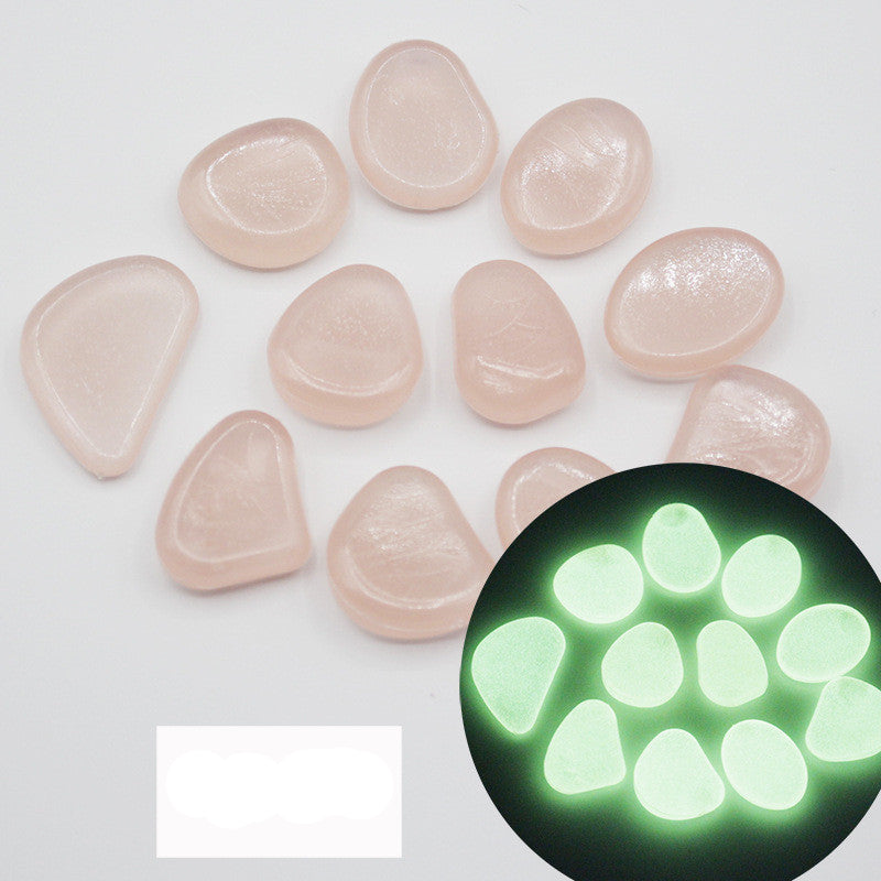 Piedras luminosas decorativas para acuarios y jardín – fluorita artificial fluorescente