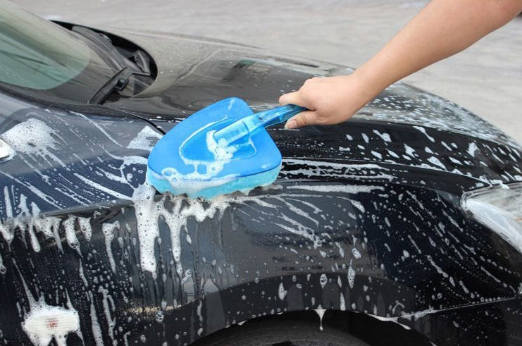 Esponja cepillo premium para lavado de autos – Mango ergonómico y textura de panal coral