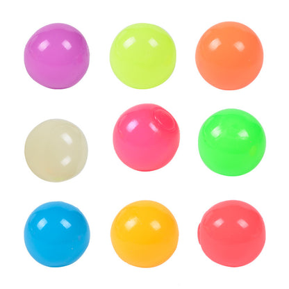 Bola Pegajosa Luminosa Glow In The Dark – Juguete Antiestrés y de Coordinación Infantil
