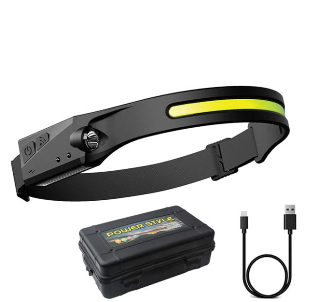 Luz LED con Sensor de Inducción – Recargable IPX6 para Running, Pesca y Actividades Outdoor