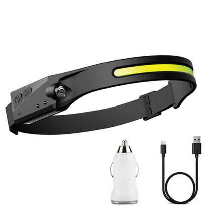 Luz LED con Sensor de Inducción – Recargable IPX6 para Running, Pesca y Actividades Outdoor